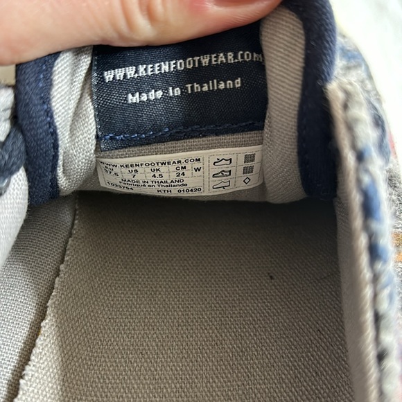 Keen houndstooth woven lace up sneaker - Picture 8 of 9